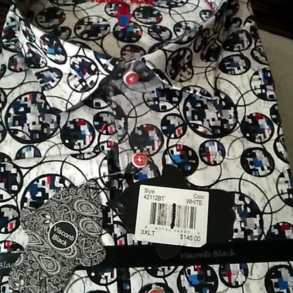 Visconti black dress shirt